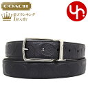 コーチ COACH 小物 ベルト F55158 ブラック 特別送料無料 コーチ モダン ハーネス カット トゥ サイズ リバーシブル エンボスド シグネチャー レザー ベルト アウトレット品激安 メンズ レディース ブランド セール 通販 SALE ハロウィン MR あす楽 タイムセール