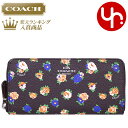 コーチ COACH 財布 長財布 F57649 ブラックマルチ 特別送料無料 コーチ ティーローズ フローラル プリント コーテッド キャンバス レザー アコーディオン ジップ アラウンド アウトレット品激安 レディース ブランド セール 通販 SALE 母の日 父の日 ボーナス あす楽