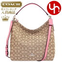 コーチ COACH バッグ ショルダーバッグ F58327 カーキ×ブラッシュ 特別送料無料 コーチ アウトライン シグネチャー セレスト コンバーチブル ホーボー アウトレット品激安 レディース ブランド セール 通販 SALE 斜めがけ 通勤 敬老の日 ハロウィン あす楽