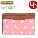 コーチ COACH 小物 カードケース F59787 ブラッシュ×チョーク 特別送料無料 コーチ バタフライ ドット プリント コーテッド キャンバス レザー フラット カード ケース アウトレット品激安 レディース ブランド セール 通販 SALE 母の日 タイムセール あす楽