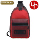 コーチ COACH バッグ ショルダーバッグ F56877 ブリックレッド×ブライトレッド 特別送料無料 コーチ パフォレイテッド レザー ミックスド マテリアル テレイン ボディー バッグ アウトレット品激安 メンズ レディース ブランド セール 通販 SALE 夏 あす楽