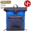 コーチ COACH バッグ リュック F56662 ミッドナイトネイビー×デニム 特別送料無料 コーチ パフォレイテッド レザー ミックスド マテリアル テレイン エクスプローラー バックパック アウトレット品激安 メンズ レディース ブランド セール SALE 通勤 旅行 夏 あす楽