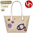 コーチ COACH バッグ トートバッグ F20911 ライトカーキ×チョーク 特別送料無料 コーチ ヴァーシティ パッチワーク シグネチャー PVC レザー シティー ジップ トップ トート アウトレット品激安 レディース ブランド セール 通販 SALE 通勤 ハロウィン あす楽