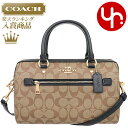 【52時間限定ポイント10倍】コーチ COACH バッグ ショルダーバッグ F83607 カーキ×ブラック 特別送料無料 ラグジュアリー シグネチャー ローワン サッチェル アウトレット品レディース ブランド セール 通販 SALE 斜めがけ 2020 クリスマス あす楽 タイムセール