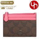 【24時間限定ポイント10倍】コーチ COACH 財布 コインケース F88208 88208 ブラウン×ピンクレモネード 特別送料無料 ラグジュアリー シグネチャー ミニ ID キーリング スキニー 2 アウトレット品レディース ブランド 通販 2020 秋 あす楽