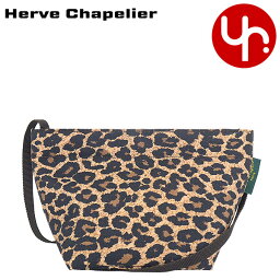 <strong>エルベシャプリエ</strong> Herve Chapelier バッグ ショルダーバッグ 1927F <strong>パンサー</strong> 特別送料無料 スクエア ベース ナイロン レオパード エクストラスモール ショルダーバッグレディース ブランド 通販 斜めがけ 2023SS