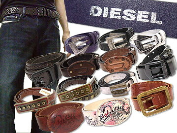 ディーゼル DIESEL★アクセサリー(ベルト)MEN'Sヴィンテージレザーベルト ALL7,980円★ アウトレット品激安%OFF！メンズ【Luxury Brand Selection】【Aug08P3】