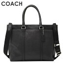 コーチ COACH メンズ★正規アウトレット★今だけ送料無料!★レザービジネス2WAYトートバッグ54758 BLK(ブラック)
