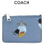 ★ 【メール便送料無料】 コーチ COACH レディース コインケース フローラル 花柄 プリント コーテッド キャンバス ミニ ID スキニー コインケース 財布 65439 SVEB6(コーンフラワーマルチ)【在庫処分】