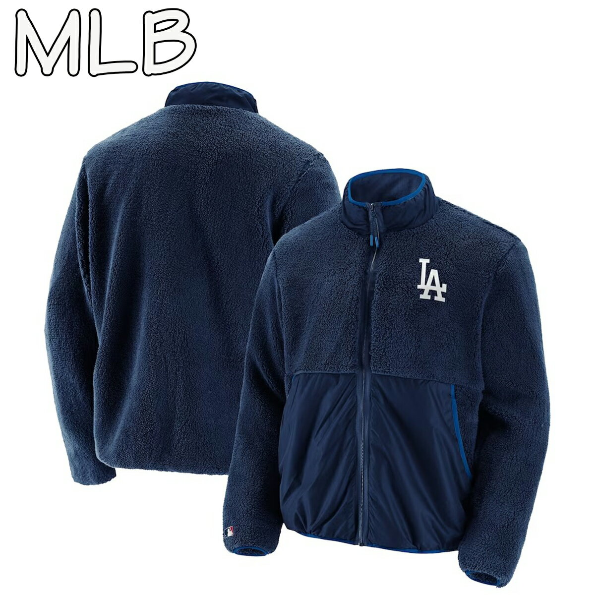 LA <strong>ドジャース</strong> スタジャン MLB オフィシャル ファナティクス ブランド フリース ジャケット NIKE ナイキ USサイズ 海外限定 正規品[衣類]ユ00572