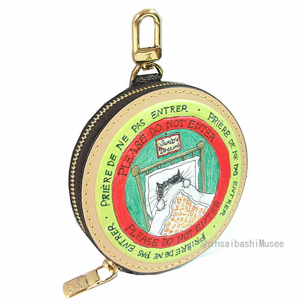 ≪新品≫ルイヴィトン スリッピー コインパース 財布 M15140 キャット チャーム チェーン付 ≪Brand new≫ LOUIS VUITTON Louis Vuitton Slippy Coin Purse Wallet M15140 with Cat Charm and Chain