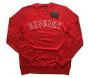 ≪新品≫ Supreme×Louis Vuitton シュプリーム×ルイ・ヴィトン 2017年 Arc Logo Crewneck Lサイズ モノグラム 赤 アーチロゴ クルーネック