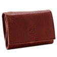 イルビゾンテ/IL BISONTE 財布 レディース メンズ カウスキン 2つ折り財布 レッド C0853-P-245
