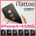 CEMENT（セメント） iTattoo（アイタトゥー）　iPhone4/iPhone4Sケース iPhone4s カバー　保護カバーiphone4s ケース/iPhone4s カバー/アイフォン4/アイフォン ケース/iphone4のケース/iphone4　ケース/スマートフォン/ケース/ハードカバー/アイフォン カバー/iPhone4S