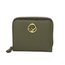 フェンディ FENDI 財布 レディース 8M0407 A18B F14QC 二つ折り財布 ミディアム ASPARAGO+OS グリーン
