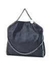 STELLA McCARTNEY ステラ マッカートニー フォールド オーバー トートバッグ NAVY ダークブルー FALABELLA ファラベラ