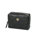 トリー バーチ TORY BURCH ポーチ レディース 40101 001 ポーチ スモール GEORGIA ジョージア BLACK ブラック