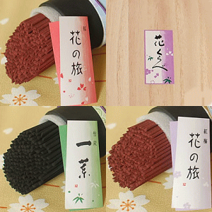 進物贈答用線香【花くらべ筒型】