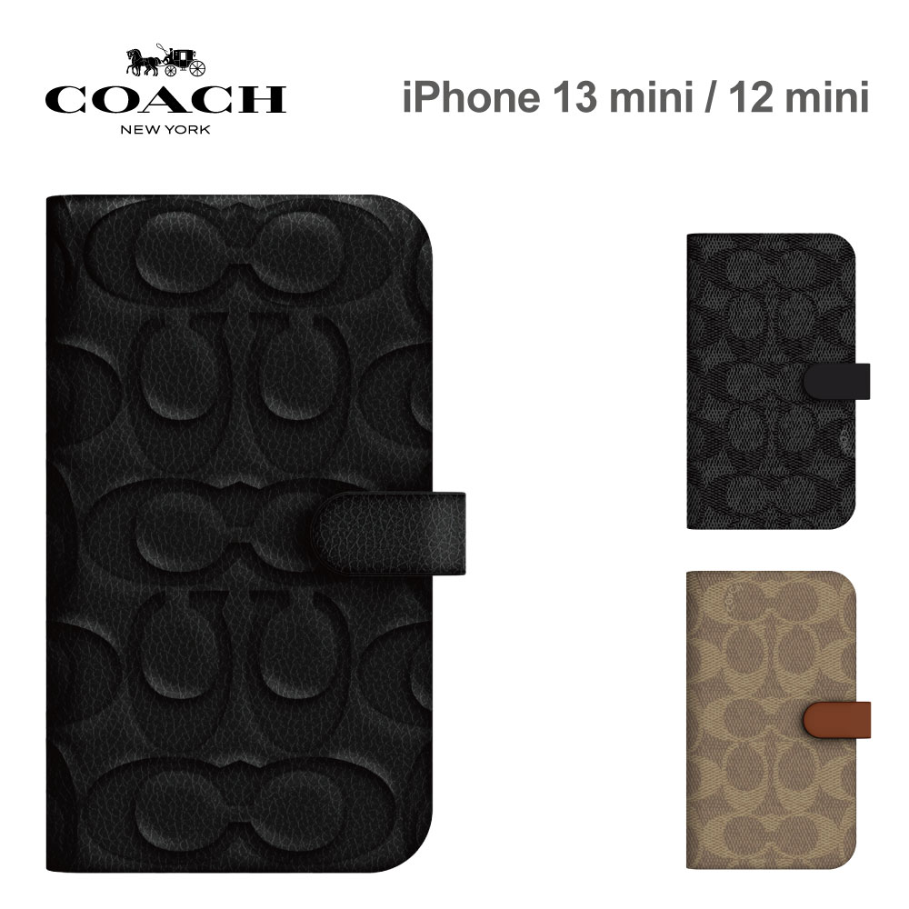 4/16 01:59までポイント5倍【正規代理店】 コーチ iPhone13 mini iPhone12 mini スマホケース COACH FOLIO CASE iPhone iPhoneケース アイフォン ブランド スマホ ケース スマートフォン 手帳 手帳型 手帳型ケース カバー カード 定期 カード収納 女性 おしゃれ