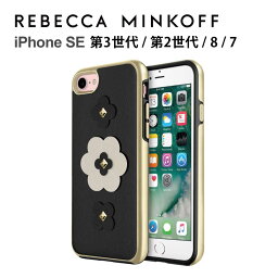 【正規代理店】<strong>レベッカミンコフ</strong>iPhone SE3 第3世代 / iPhone SE2 第2世代/ iPhone8 iPhone7 スマホケース REBECCAMINKOFF GUITAR STRAP INLAY CASE Guitar Strap Flower iPhone iPhoneケース アイフォン アイフォンケース ケース