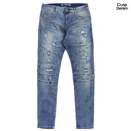 【送料無料】CRYSP DENIM MONTANA DENIM PANTS【WASH BLUE】(30inch・32inch・34inch・36inch)(クリスプデニム 通販 メンズ 大きいサイズ デニム パンツ ジーンズ)