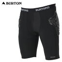 BURTON バートン Men's Burton Total Impact Short メンズ 21-22 スキー スノーボード プロテクター プロテクション ケツパッド True Black Sサイズ Mサイズ Lサイズ