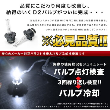 極 D2C(D2S/D2R兼用) 純正HID交換バルブ 35W Y12 ウイングロード