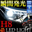 Z51 ムラーノ 極 LEDライト H8(H11兼用) フォグランプ 12V車用 40W 2800LM 6000K