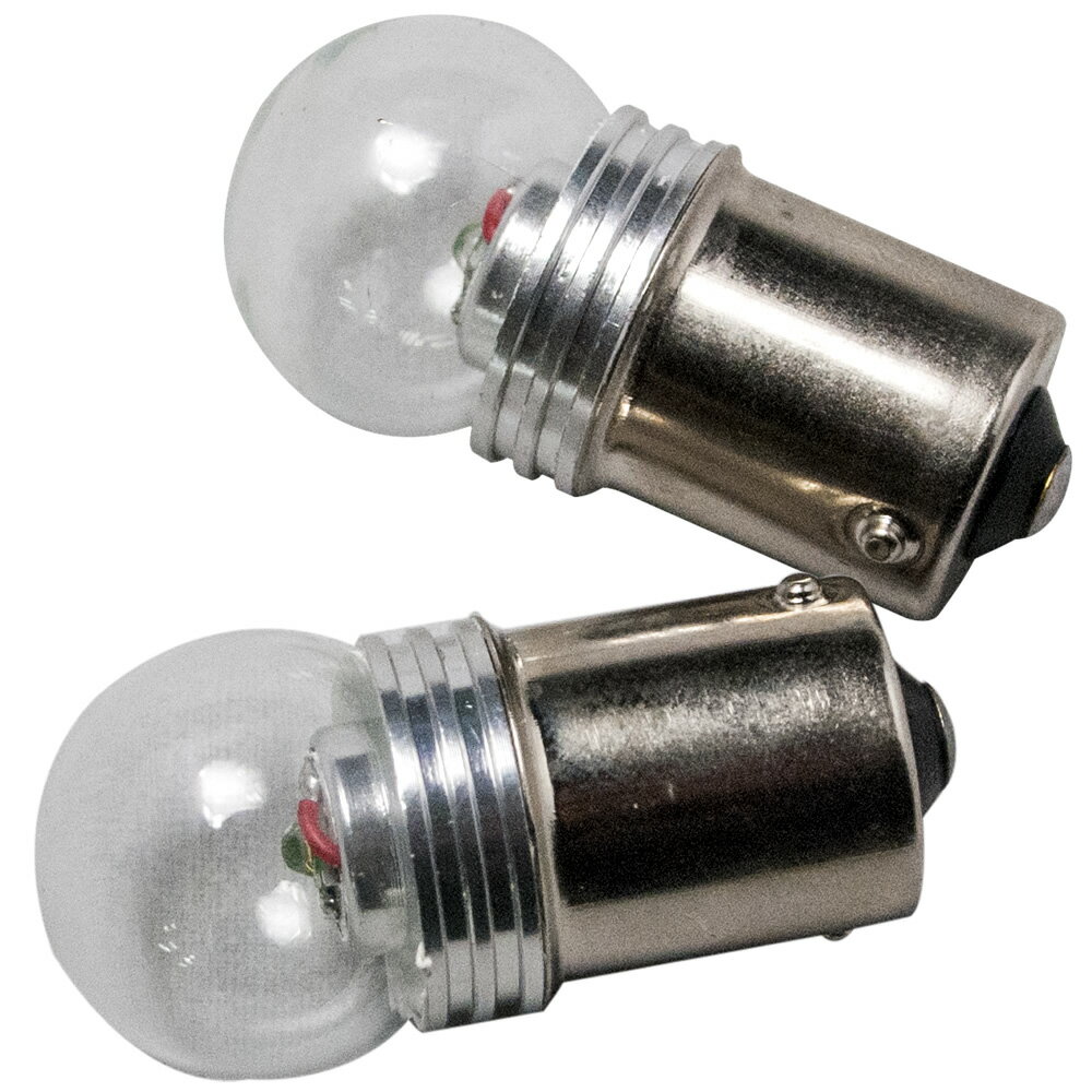 鬼爆閃光 MCX10 アバロン前期 CREE S25 LEDバック球 2個 250LM