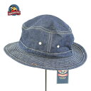 桃太郎ジーンズ MH001 インディゴ デニムハット キャップ 帽子 MOMOTARO JEANS DENIM HAT CAP