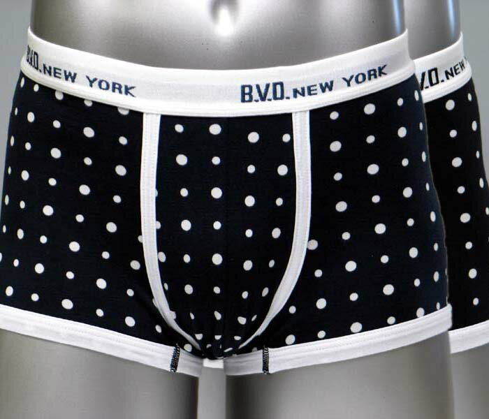 【BVD】New York「ドット」ボクサーパンツ：GY070AS[B.V.D. New York]