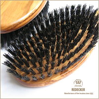 Redeckerオリーブウッドの猪毛ヘアーブラシLサイズ