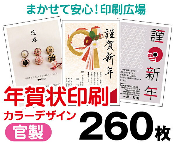 年賀状印刷・260枚・2014年・午年・フルカラー・官製・レターパック350無料・年賀・安い・寒中・転居・結婚・出産・喪中・プリント・年賀状印刷・年賀状・年賀はがき