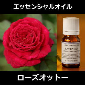 ローズオットー 3ml〜エッセンシャルオイル[精油]/アロマオイル〜（日本アロマ環境協会/表示基準適...:inscent:10005127