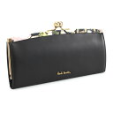 ポールスミス 財布 長財布 がま口財布 黒 Paul Smith pwa115-10 レディース 婦人