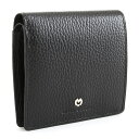 <クーポン配布中>ミラショーン 財布 二つ折り財布 黒(ブラ...