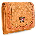 展示品箱なし アナスイ 財布 二つ折り財布 BOX型 ナチュラル(茶系のお色です) ANNA SUI 315802-40 b レディース 婦人