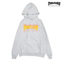  THRASHER FLAME LOGO HOOD J[Fgrey XbV[ p[J[ vI[o[ XP[g{[h XP{[ SKATEBOARD