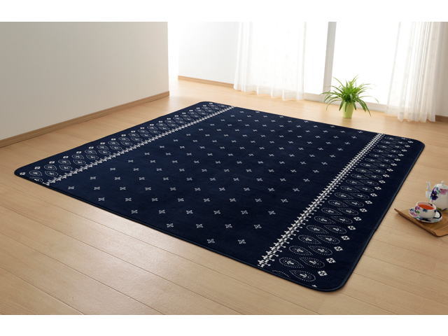 ドットデザイン　ホットカーペットカバー【セルバ】約3帖用　200×240cm
