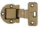 アングル丁番 寸法15×20mm 1個 ビス付 ダイキャスト製 仙徳 家具 金具 取付用 蝶番 クリックポスト送料無料 日時指定不可 代引不可