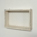 ガーデニング収納 プランター フラワースタンド スクエアウォールシェルフ ( 花台 フラワーラック ワイヤー 壁掛け 置き型 ラック シェルフ ガーデニング 園芸 ディスプレイ インテリア レトロ アンティーク デザイン おしゃれ )【39ショップ】