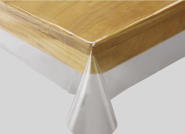 テーブルクロス　透明ビニルクロス　130×230センチ透明クロス