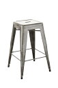 ≪送料無料!≫TOLIX / H-STOOL / H65 RAW STEELトリックス / Hスツール / 高さ65cm・ロ