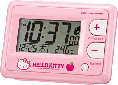 【シチズン CITIZEN】デジタル電波時計 ハローキティR095（ピンク）【ギフト・贈り物・内祝い・出産内祝い・内祝・記念品】