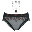 【20%OFF】ワコール 脇すっきり、胸ふっくら、リボンブラ BRB443シリーズ スタンダードショーツ 全4色 LL PRA143