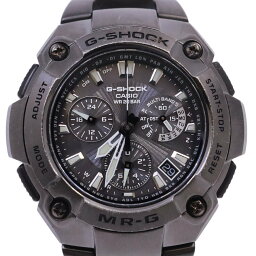 【中古】カシオ <strong>G-SHOCK</strong> <strong>MR-G</strong> ソーラー電波 メンズ 腕時計 ブラック チタン アナログモデル MRG-7500BJ-1AJF【いおき質店】