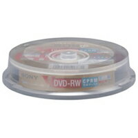 ビデオ用書換型 DVD-RW120分 2倍速対応/カラーコレクションディスク 10枚スピンドルP　ソニー 10DMW12HXP 【10Aug12P】