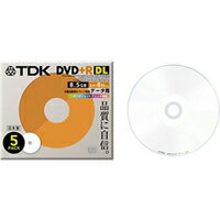 DVD+R 8倍速対応データ用 2層ホワイトワイドプリンタブル 5枚パック 10ミリケース入り　TDK D+R85PWB5S 【10Aug12P】