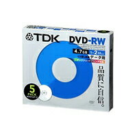 DVD-RW PC用 2倍速ホワイトプリンタブル5枚パック　TDK DRW47PA5S 【10Aug12P】