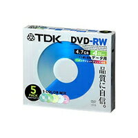DVD-RW PC用 4倍速カラーミックス5枚パック　TDK DRW47PMB5S 【10Aug12P】